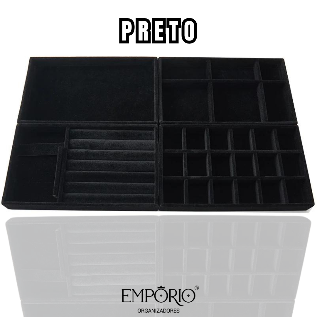 4-in-1 Jewelry Organizer - 4-Piece Kit