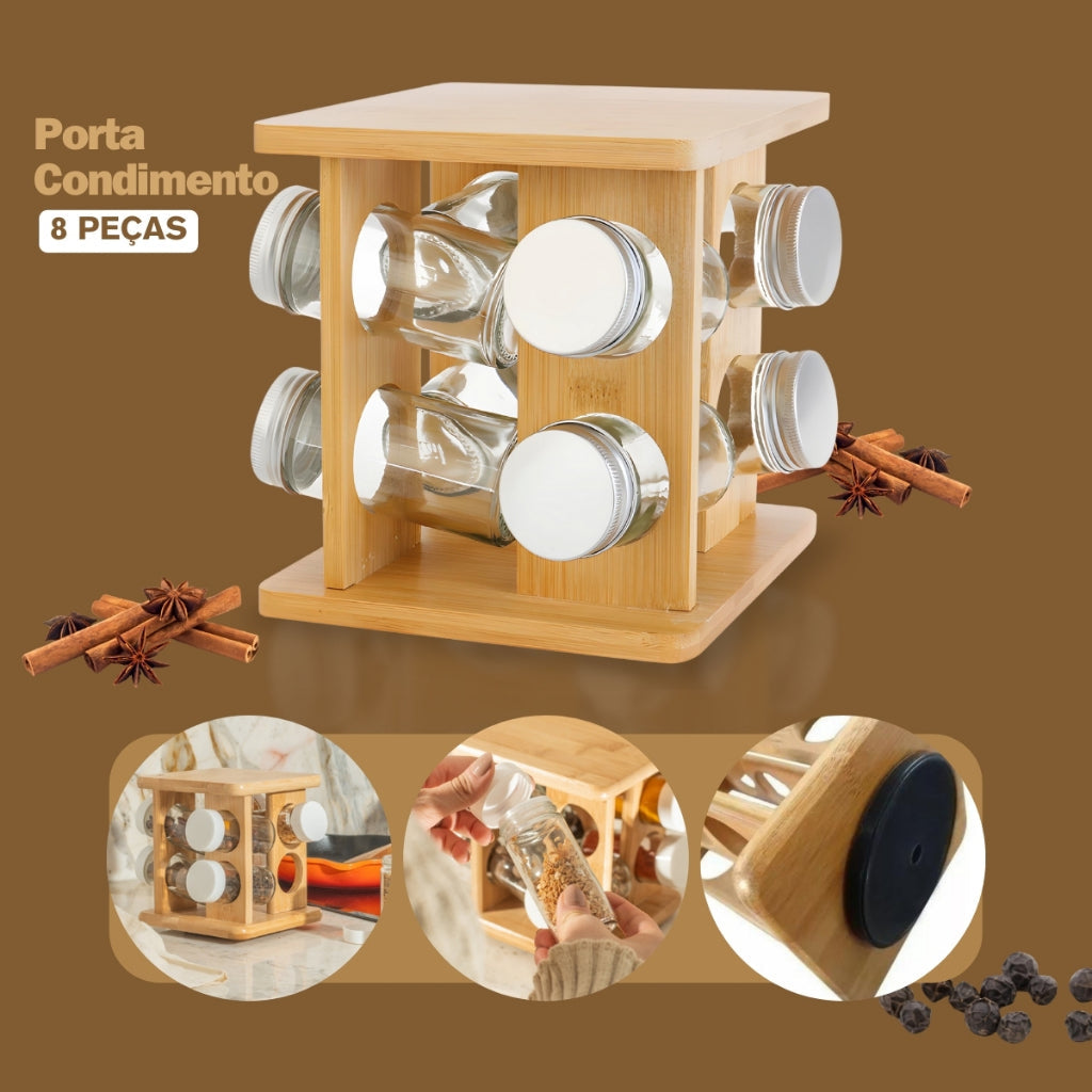 Bamboo Spice + 8 free glass jars