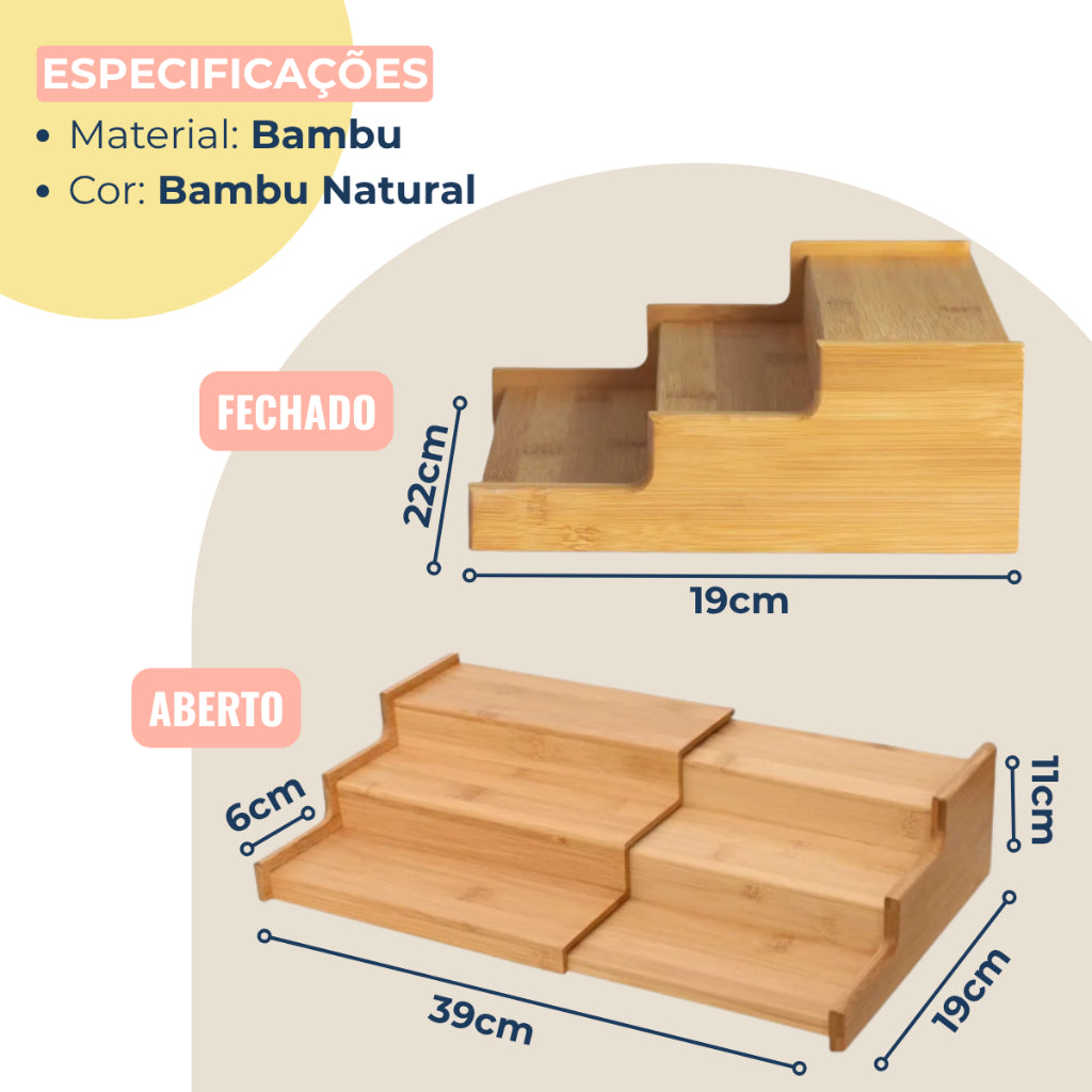Bamboo Spice Step - 3 levels
