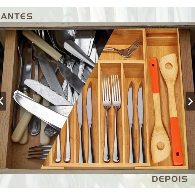 OrganizaFlex Bamboo - 7 Dividers