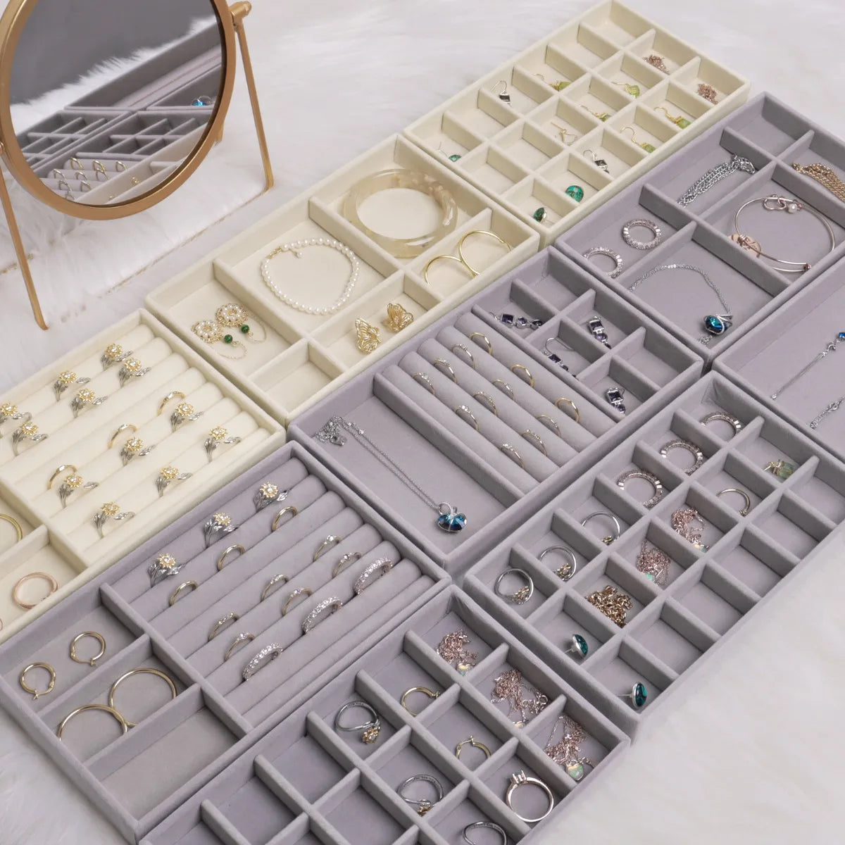 4-in-1 Jewelry Organizer - 4-Piece Kit