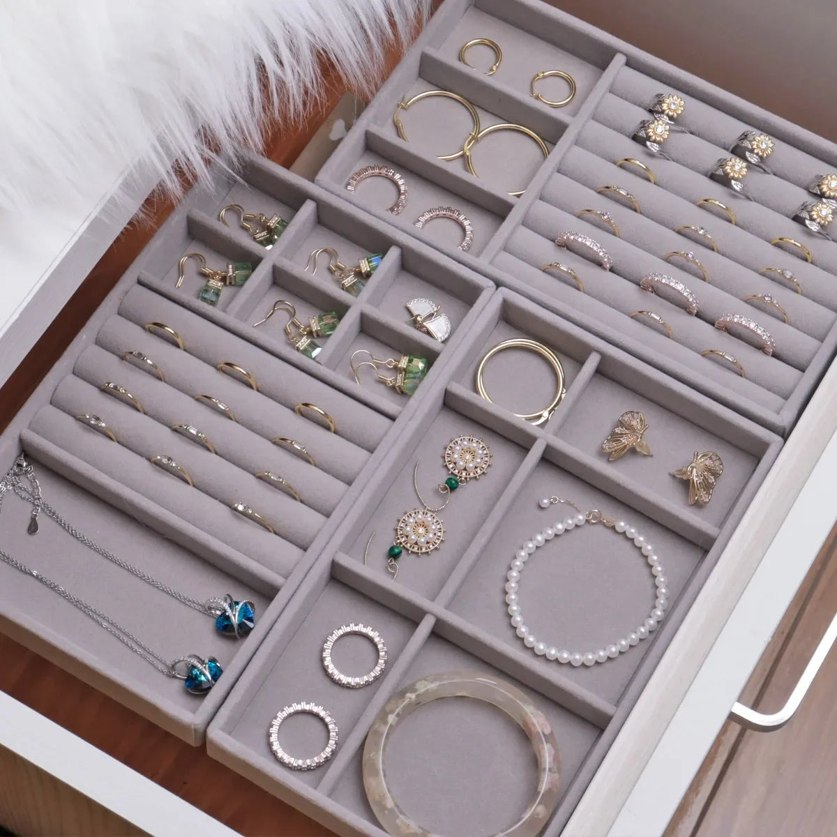 4-in-1 Jewelry Organizer - 4-Piece Kit