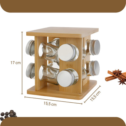 Spice Bambu + 8 potes de vidros grátis
