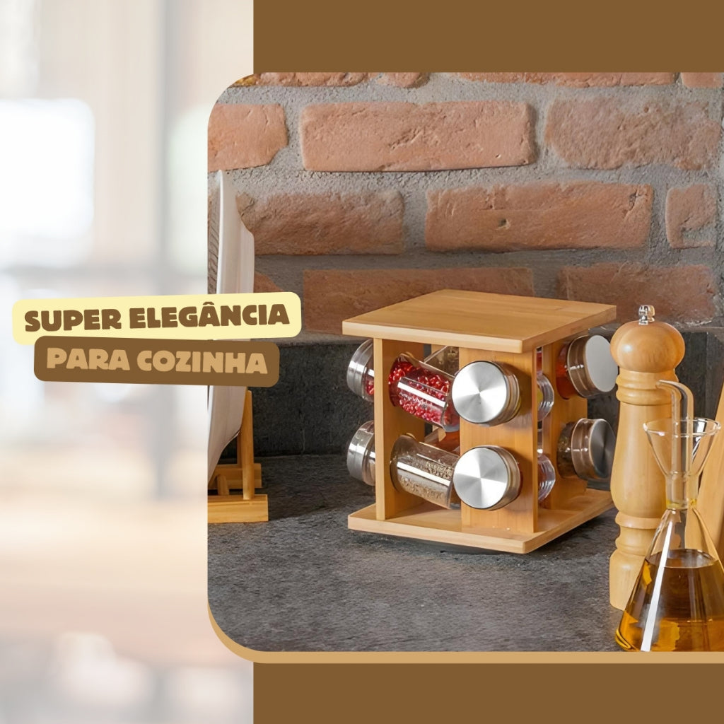 Bamboo Spice + 8 free glass jars