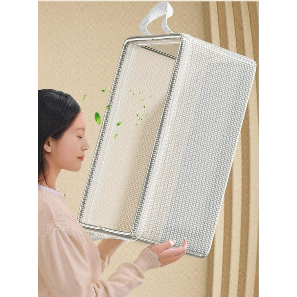 Transparent organizer basket