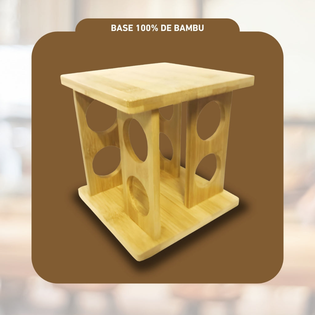 Bamboo Spice + 8 free glass jars