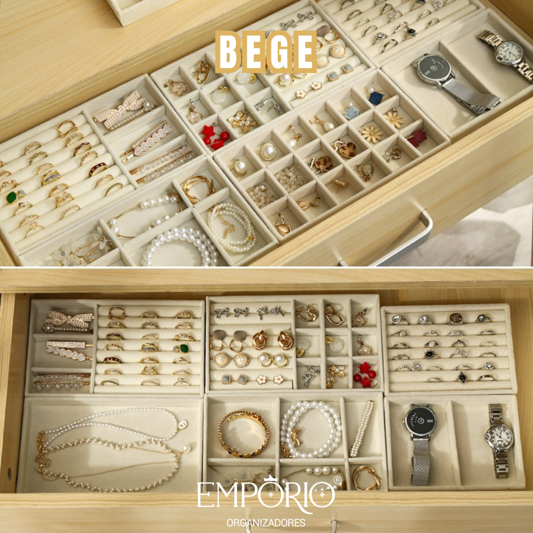 4-in-1 Jewelry Organizer - 4-Piece Kit