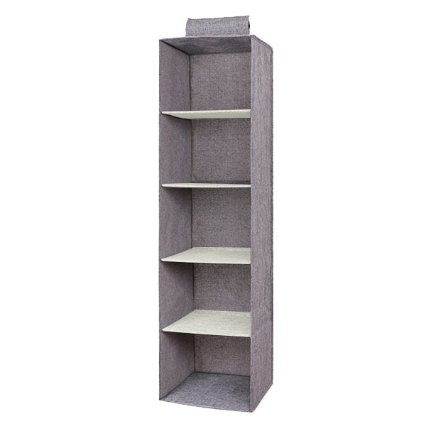 Hanging wardrobe organizer