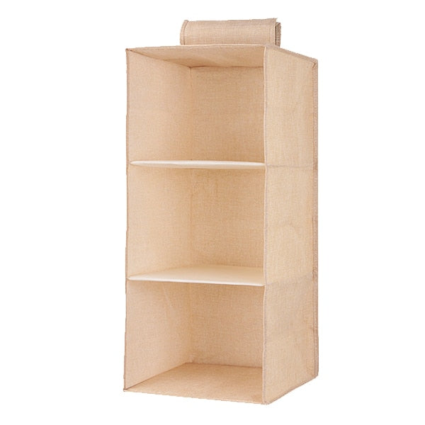 Hanging wardrobe organizer