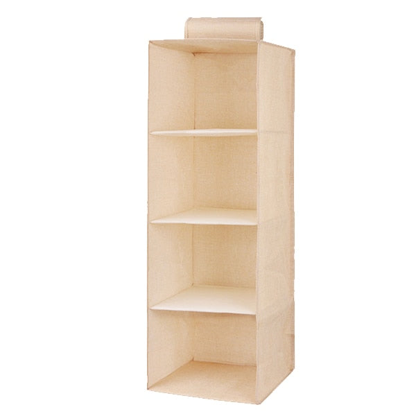 Hanging wardrobe organizer