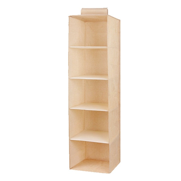 Hanging wardrobe organizer