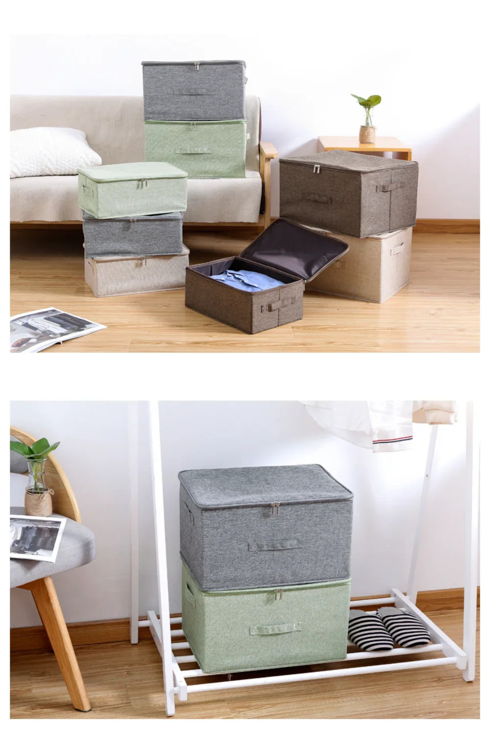 Gray Linen Organizer - New Release