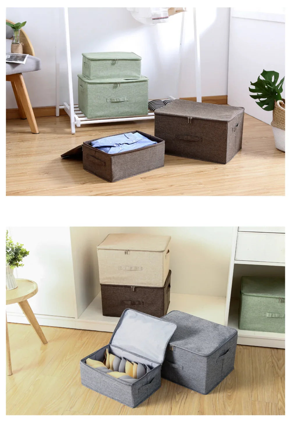Gray Linen Organizer - New Release