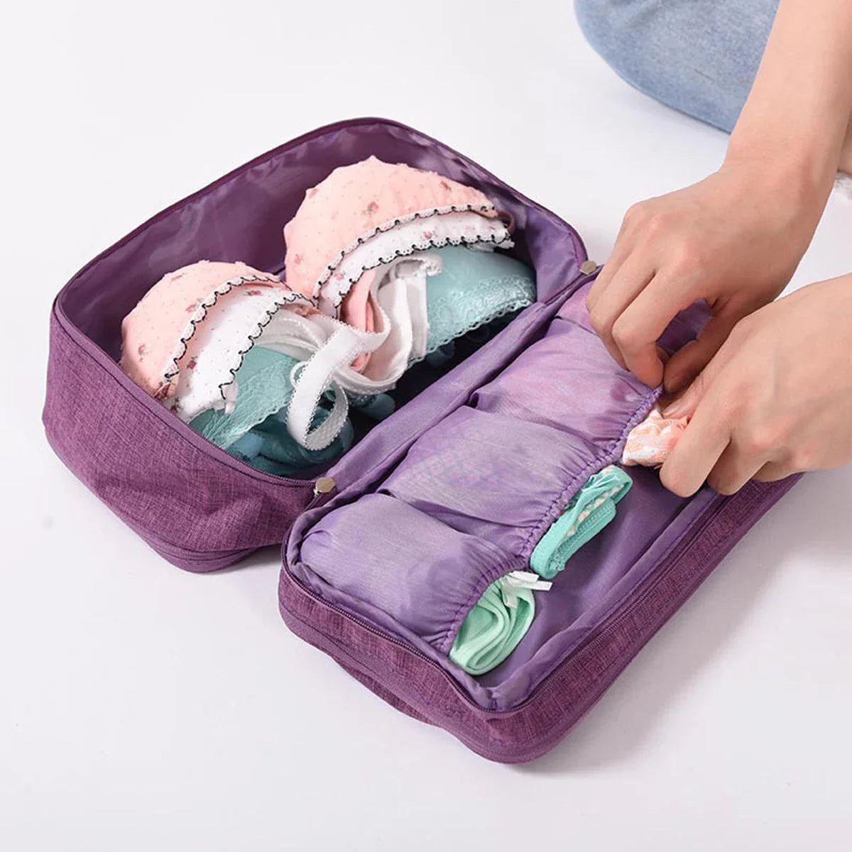 Travel organizer for underwear