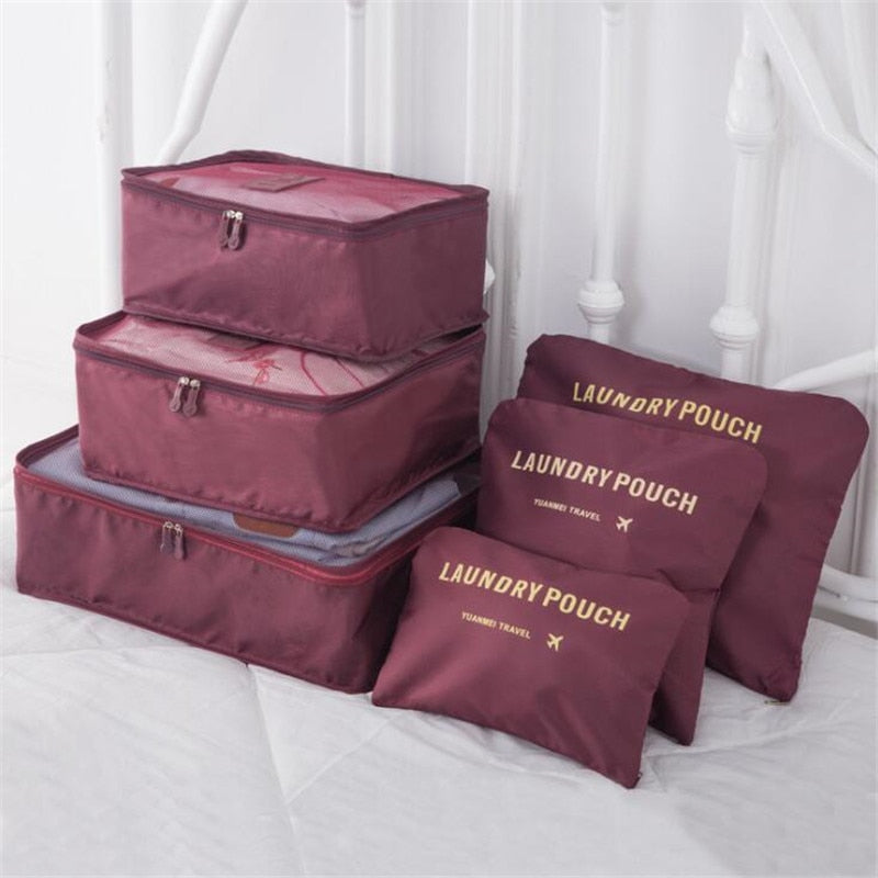 Travel Organizer - 6 Pieces