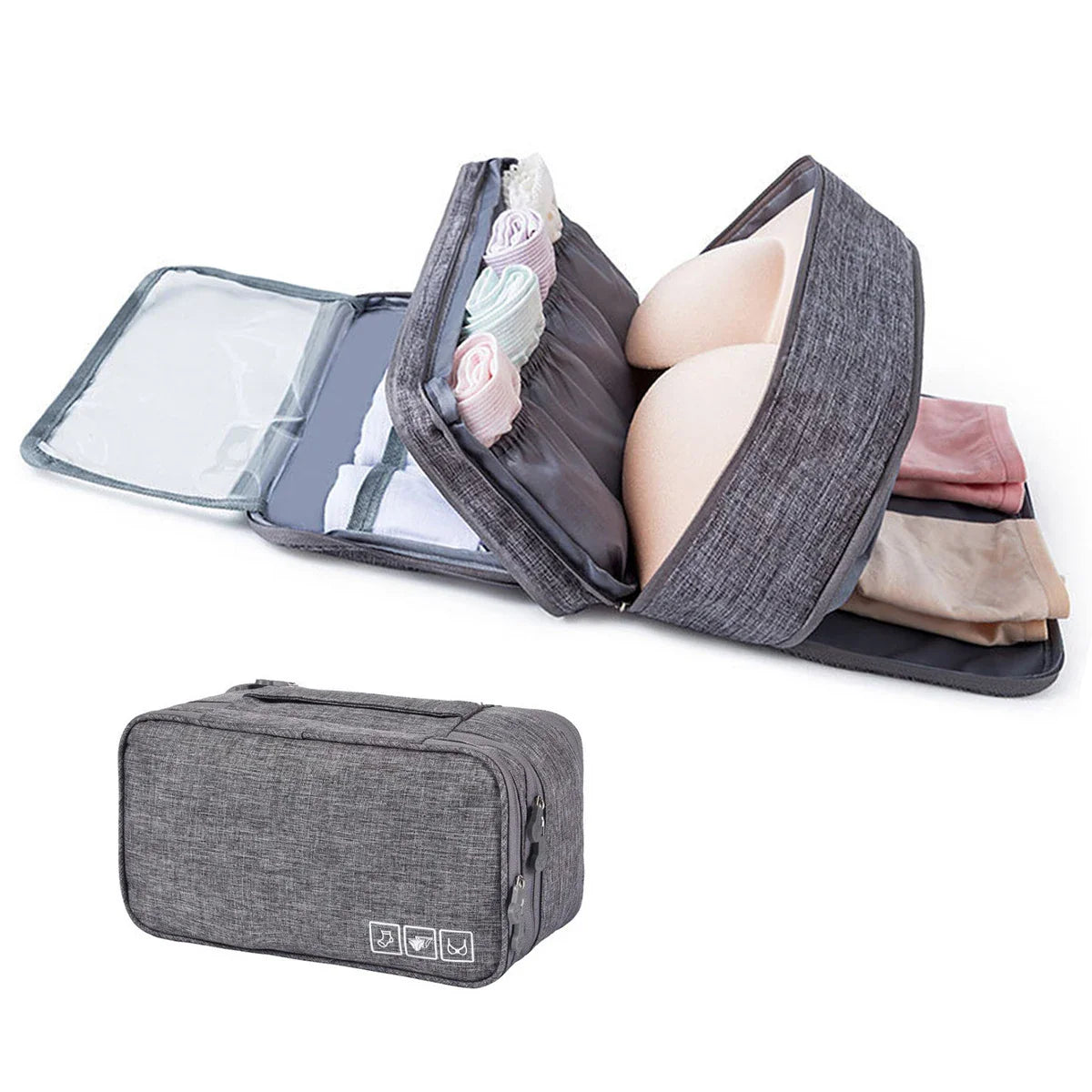 Travel organizer for underwear