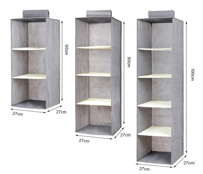 Organizador de guarda-roupa suspenso