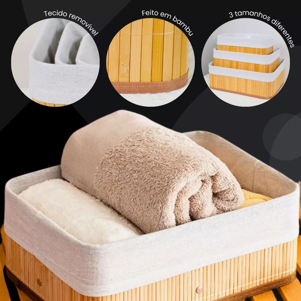 Bamboo Elegance Boxes – 3-Piece Kit